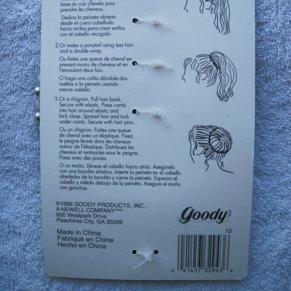 5 Plastic Flexible Flex Comb Mikayla Headbands - Picture 12 of 12